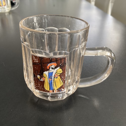 Chope verre emaille biere - ,