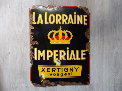Plaque emaillee biere - plaque,