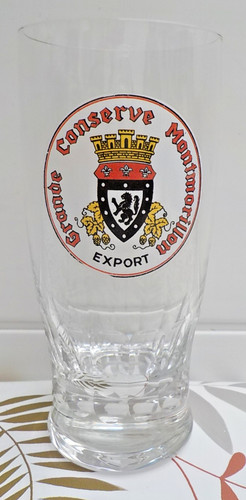 Verre emaille ancien - verre,