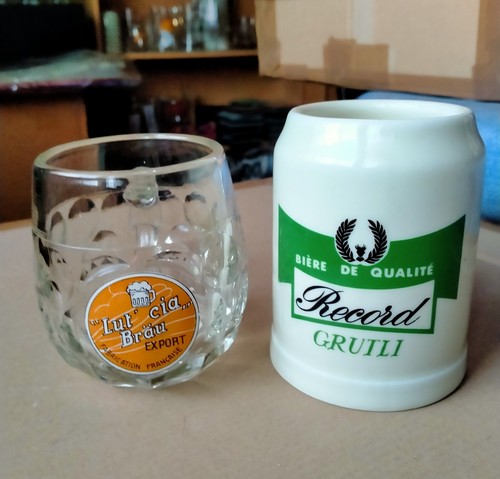 Chopes biére grutli lutèce - grutli,
