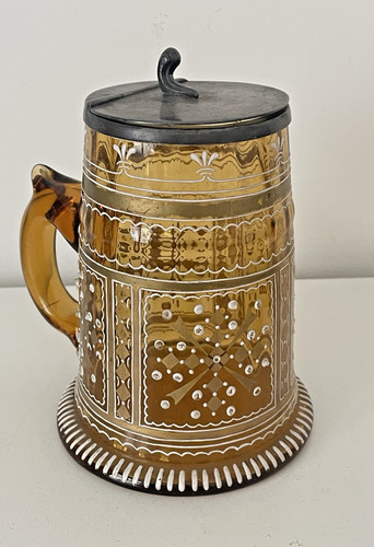 Chope bière émaillée - chope, à