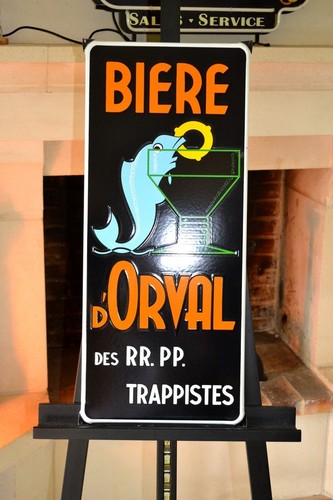 Plaque émaillée biere - biere, d'
